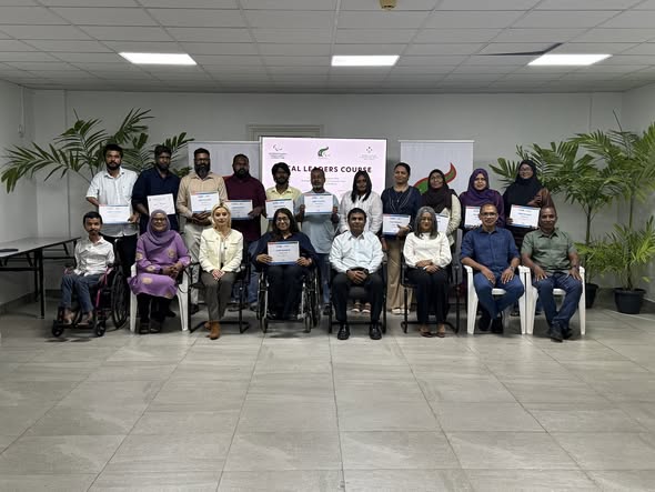 Local Leaders Course 2026 participants and facilitators holding their certificates.